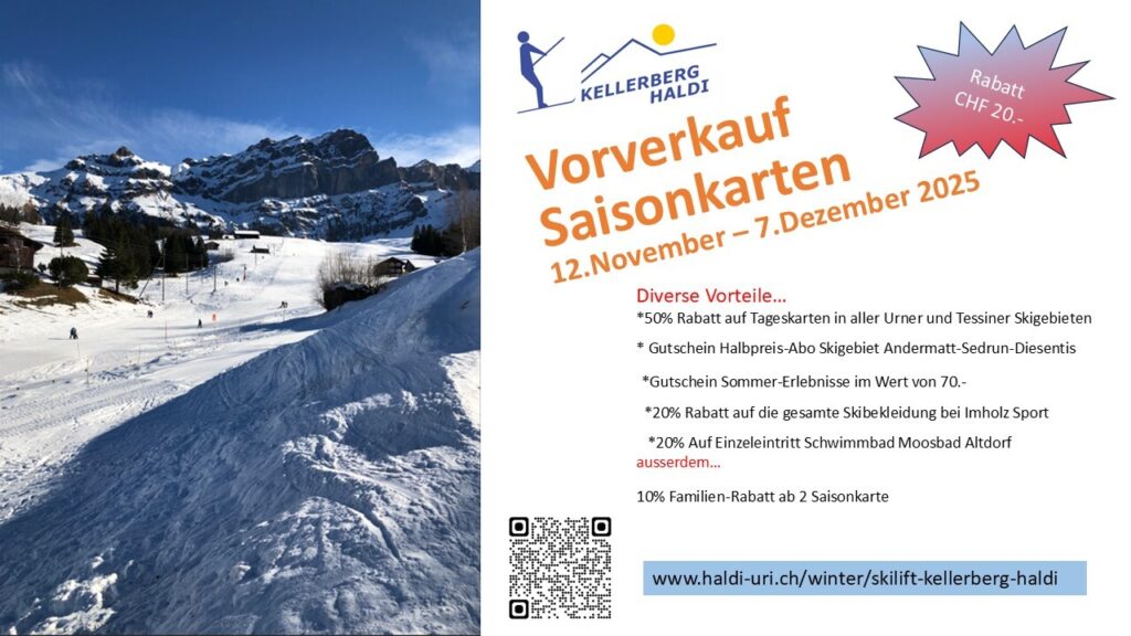 Saisonkarten jetzt bestellen